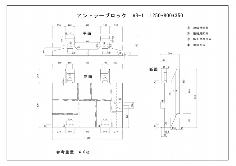 アントラーブロック(標準タイプ)